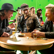 Frank Miller, Robert Rodriguez, and Mickey Rourke
